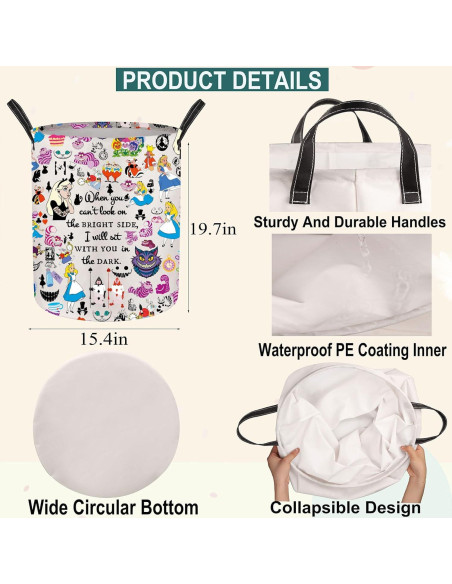 Cesta de Lavandería Plegable JNIAP 50x40 cm Impermeable Cesta de Lavandería Plegable JNIAP 50x40 cm Impermeable
