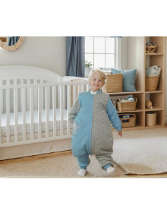 Saco de Sueño para Bebés Azul 2.5 Tog Algodón 1-6 Años 2