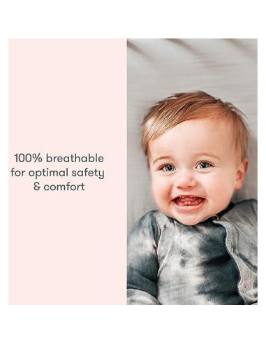 Sábanas Ajustadas Orgánicas para Cuna Newton Baby - 100% Algodón Muselina, Paquete de 2