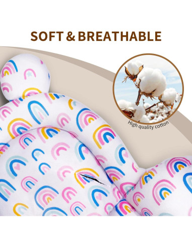Inserto para Bebés FEISIKE Compatible con Graco y 4moms - Blanco