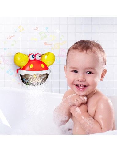 Creador de Burbujas de Baño Cangrejo SHANTOU 12 Canciones
