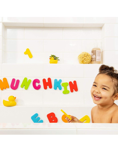 Cucharón de Juguete de Baño Munchkin con 36 Letras y Números
