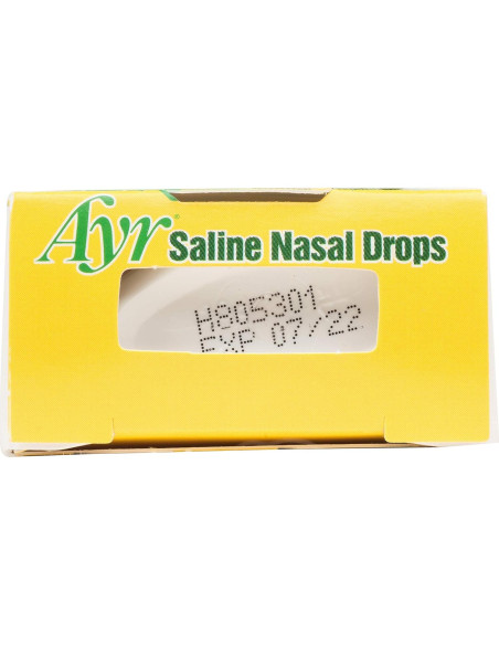 Ayr Gotas Nasales Salinas 50 ml - Paquete de 6 Botellas Ayr Gotas Nasales Salinas 50 ml - Paquete de 6 Botellas