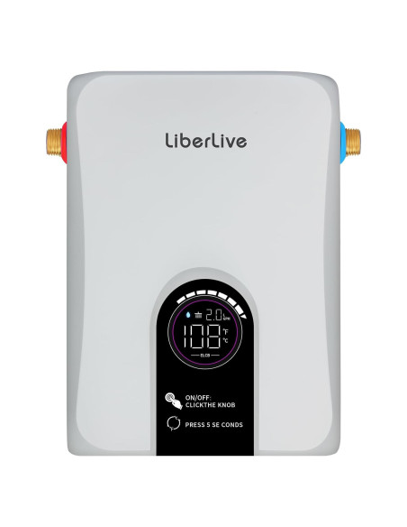 Calentador de Agua Eléctrico Sin Tanque LiberLive 11kW 240V Calentador de Agua Eléctrico Sin Tanque LiberLive 11kW 240V