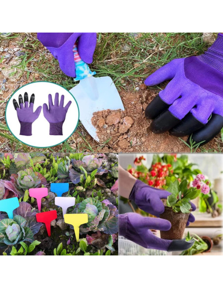Juego de Herramientas de Jardinería Morado DRAMLOR 13 Piezas Juego de Herramientas de Jardinería Morado DRAMLOR 13 Piezas