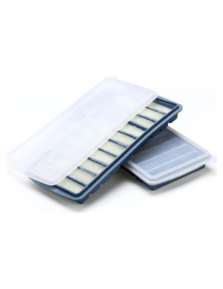 Contenedor de Almacenamiento de Leche Materna Eaasty 2 Piezas 20 Cubos Contenedor de Almacenamiento de Leche Materna Eaasty 2 Piezas 20 Cubos