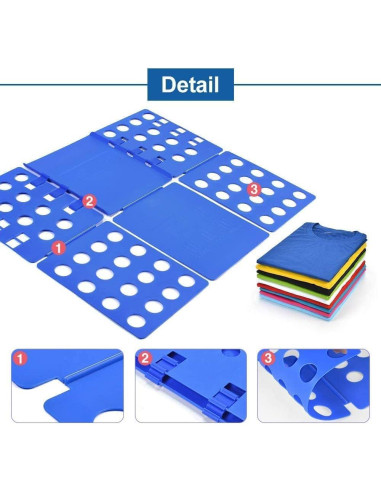 Tabla de Doblado de Camisetas BoxLegend 70x57 cm Azul