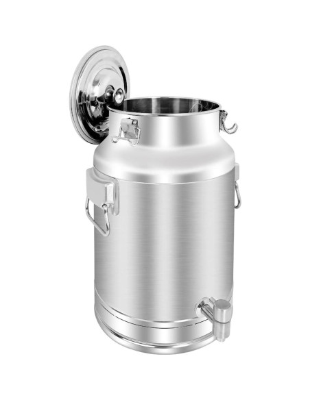 Lata de Leche Acero Inoxidable 304 20L con Grifo y Tapa Sellada Lata de Leche Acero Inoxidable 304 20L con Grifo y Tapa Sellada