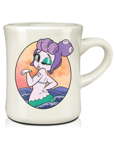 Taza de Cerámica JustFunky Cuphead Cala Maria 311ml Blanca