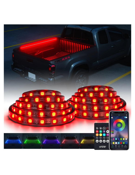 Kit de Luces RGB Xprite 60" para Cama de Camión - 2PCS Kit de Luces RGB Xprite 60" para Cama de Camión - 2PCS