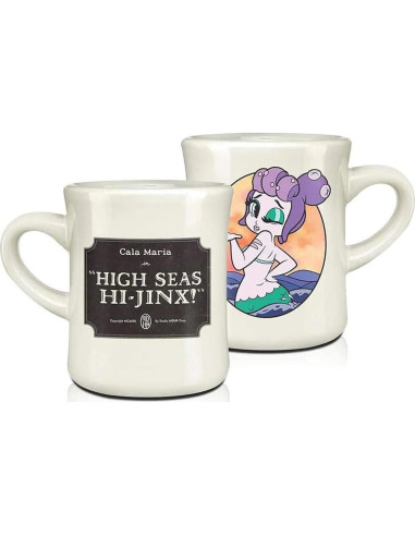 Taza de Cerámica JustFunky Cuphead Cala Maria 311ml Blanca