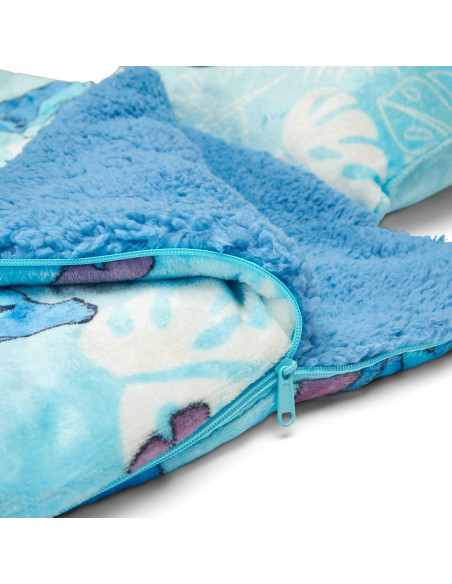 Saco de Dormir Stitch Disney con Almohada 142x69 cm Saco de Dormir Stitch Disney con Almohada 142x69 cm