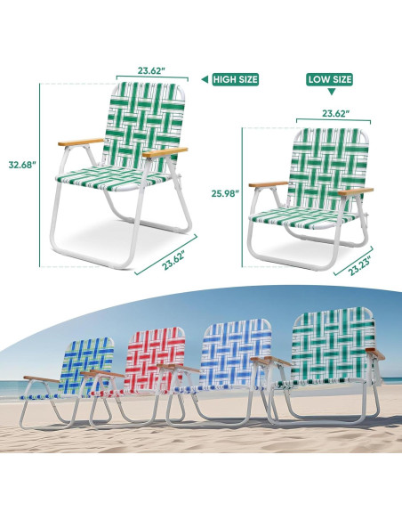 Silla de Camping Sekey Plegable con Respaldo Alto y Malla Silla de Camping Sekey Plegable con Respaldo Alto y Malla