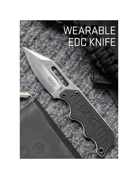 Cuchillo Fijo SOG Instinct 5.8 cm y Pala Plegable 46.4 cm Cuchillo Fijo SOG Instinct 5.8 cm y Pala Plegable 46.4 cm