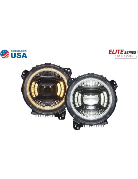 Faros LED Diode Dynamics Elite para Jeep JL Wrangler 2018-2025 Faros LED Diode Dynamics Elite para Jeep JL Wrangler 2018-2025