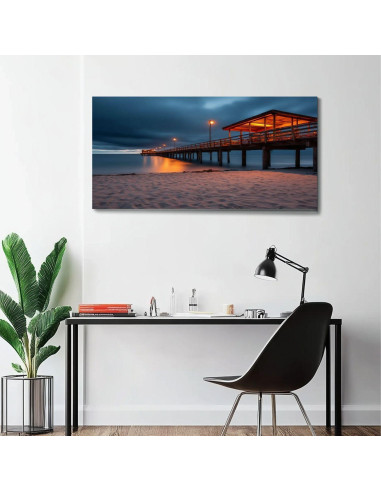 Arte de Pared en Lienzo Minimalista 50 x 100 cm Decoración