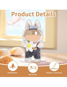 Funda Acrílica Protectora para Juguetes Volpki LABU 22.8x19.4cm 2