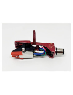 Cabezal Rojo con Aguja Elíptica para Tocadiscos Pioneer