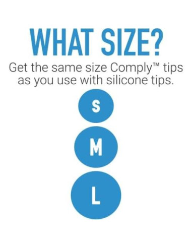 Comply VP-400 Tapones para Oídos Espuma con Memoria Tamaño G