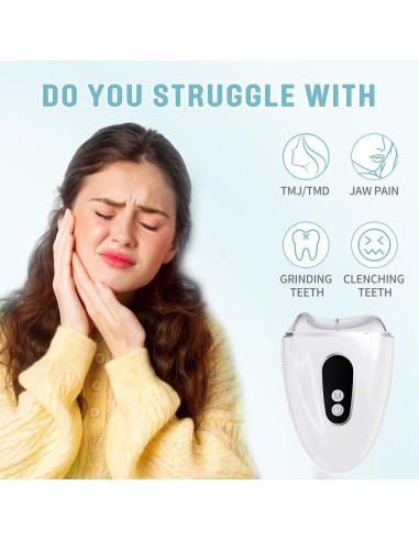 Masajeador Ergonómico TMJ InfiniteRelax con Calentamiento y Vibración