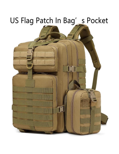 Mochila Táctica Militar ATBP Molle 45 Litros Verde Ejército
