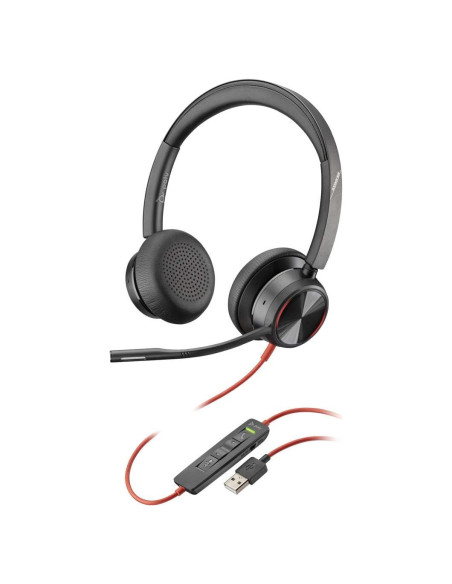Auricular Plantronics Blackwire 8225 USB-A con Micrófono ANC Auricular Plantronics Blackwire 8225 USB-A con Micrófono ANC
