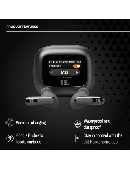 Auriculares Inalámbricos JBL Live Beam 3 con ANC - Negro Auriculares Inalámbricos JBL Live Beam 3 con ANC - Negro