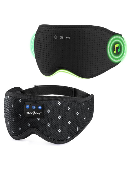 Auriculares para Dormir Bluetooth MUSICOZY con Máscara 3D Auriculares para Dormir Bluetooth MUSICOZY con Máscara 3D