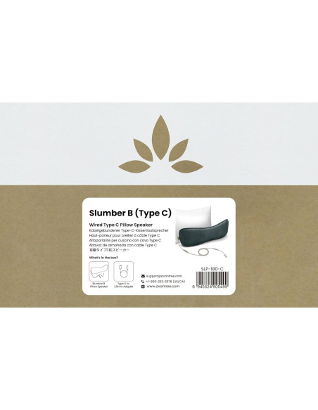 Auriculares de Almohada Avantree Slumber B USB-C y AUX Auriculares de Almohada Avantree Slumber B USB-C y AUX