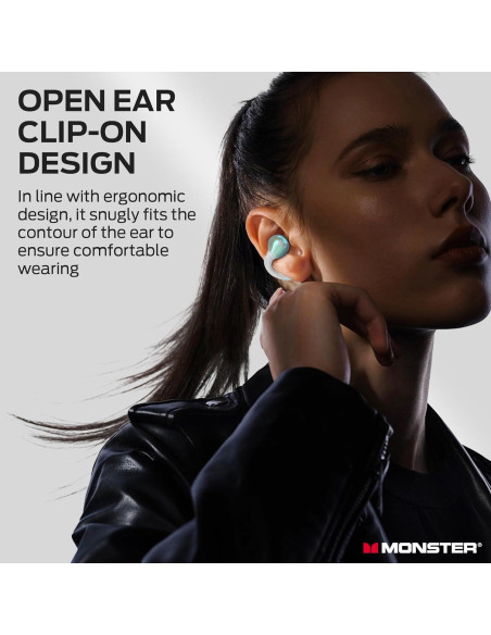 Auriculares Inalámbricos Monster E31 Open Ear Bluetooth 5.4 IPX6 Auriculares Inalámbricos Monster E31 Open Ear Bluetooth 5.4 IPX6