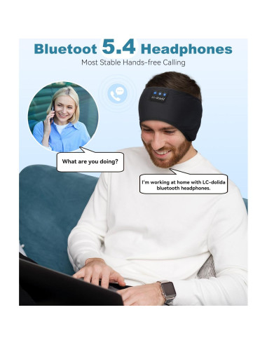 Auriculares para dormir Bluetooth LC-dolida 2-Pack Diadema