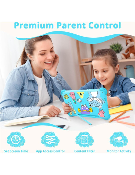 Tableta Infantil Okulaku 7" Android 32GB con Control Parental Tableta Infantil Okulaku 7" Android 32GB con Control Parental