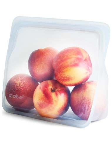 Bolsas de Almacenamiento de Silicona Stasher - Cuartilla y Media