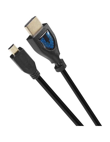 Cable Micro HDMI Macho a HDMI Estándar 1.52m Vilros - Paquete de 2 Cable Micro HDMI Macho a HDMI Estándar 1.52m Vilros - Paquete de 2