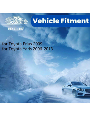 Juego de Zapatas de Freno de Tambor Traseras Nxolnf para Toyota Yaris y Prius