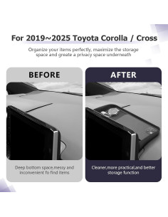 Bandeja de Almacenamiento LUWU para Toyota Corolla 2019-2025 2