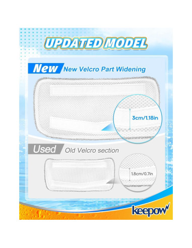 Almohadillas de Vapor KEEPOW para Mopa GorFanty GF-6610B - 4 Pzas