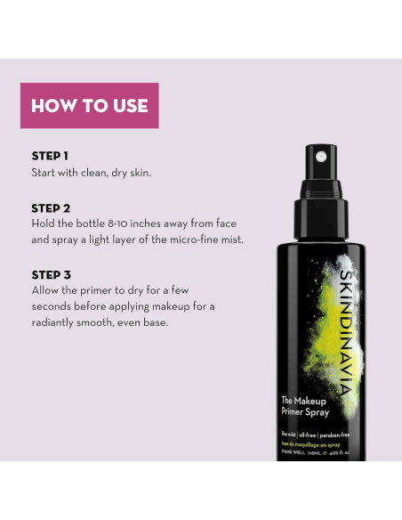 Spray Primer y Acabado de Maquillaje Skindinavia 2x118ml Spray Primer y Acabado de Maquillaje Skindinavia 2x118ml