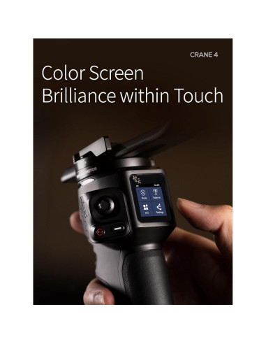 Estabilizador ZHIYUN Crane 4 Combo 3 Ejes para Cámara DSLR y Sin Espejo