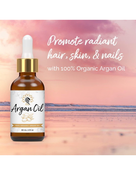 Aceite de Argán 100% Puro Orgánico Marroquí 59 ml - Hidratante Aceite de Argán 100% Puro Orgánico Marroquí 59 ml - Hidratante