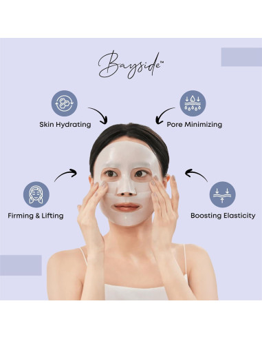 Mascarilla Facial de Colágeno Bayside - Hidratante 10 Piezas