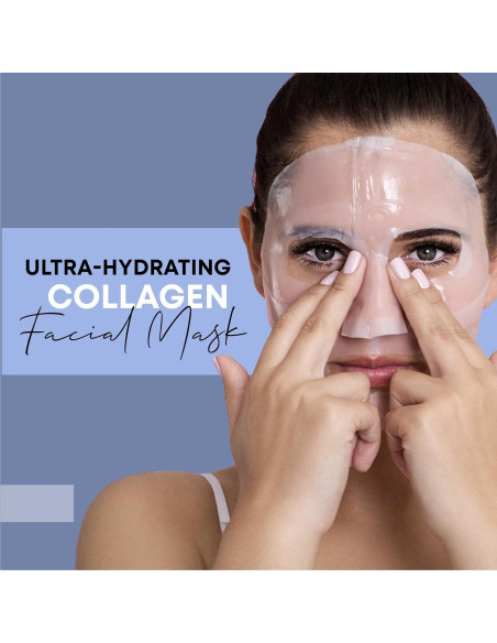Mascarilla Facial de Colágeno Bayside - Hidratante 10 Piezas Mascarilla Facial de Colágeno Bayside - Hidratante 10 Piezas