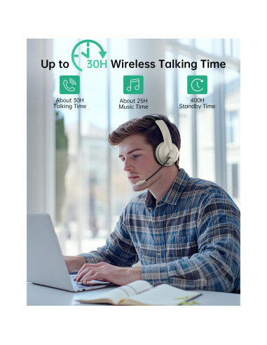 Auriculares Inalámbricos Masajoy Spark 06 con Micrófono AI