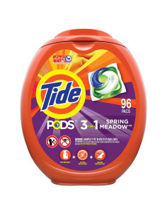 Tide PODS Detergente para Ropa 96 Unidades Pradera Primaveral