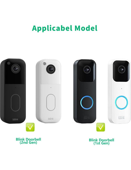 Soporte Antirrobo para Timbre Blink - Instalación Sin Perforación Soporte Antirrobo para Timbre Blink - Instalación Sin Perforación