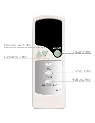 Control Remoto Lasko 5115 5135 5144 Ventilador Cerámico
