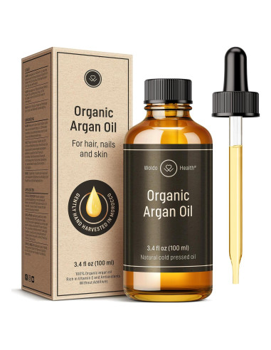 Aceite de Argán Orgánico 100 ml WoldoHealth - Hidratante Natural