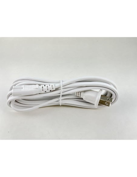 Cable de Alimentación OMNIHIL 3.05m Blanco para Polk Audio Signa S2 Cable de Alimentación OMNIHIL 3.05m Blanco para Polk Audio Signa S2