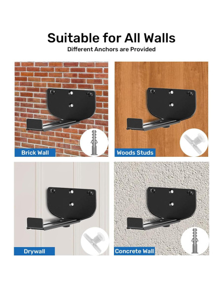 Soporte de Montaje en Pared para Barra de Sonido Borenbuir Ajustable Soporte de Montaje en Pared para Barra de Sonido Borenbuir Ajustable