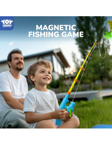 Juego de Pesca Magnético TOY Life para Niños 3-12 Años